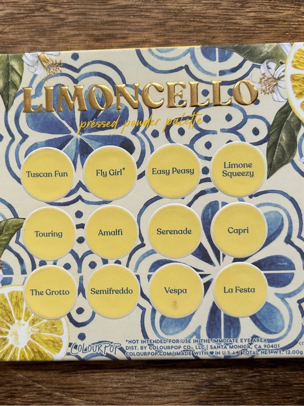 Colourpop limoncello eyeshadow